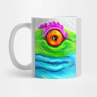 Fantasy Neon Froggo's eye Mug
